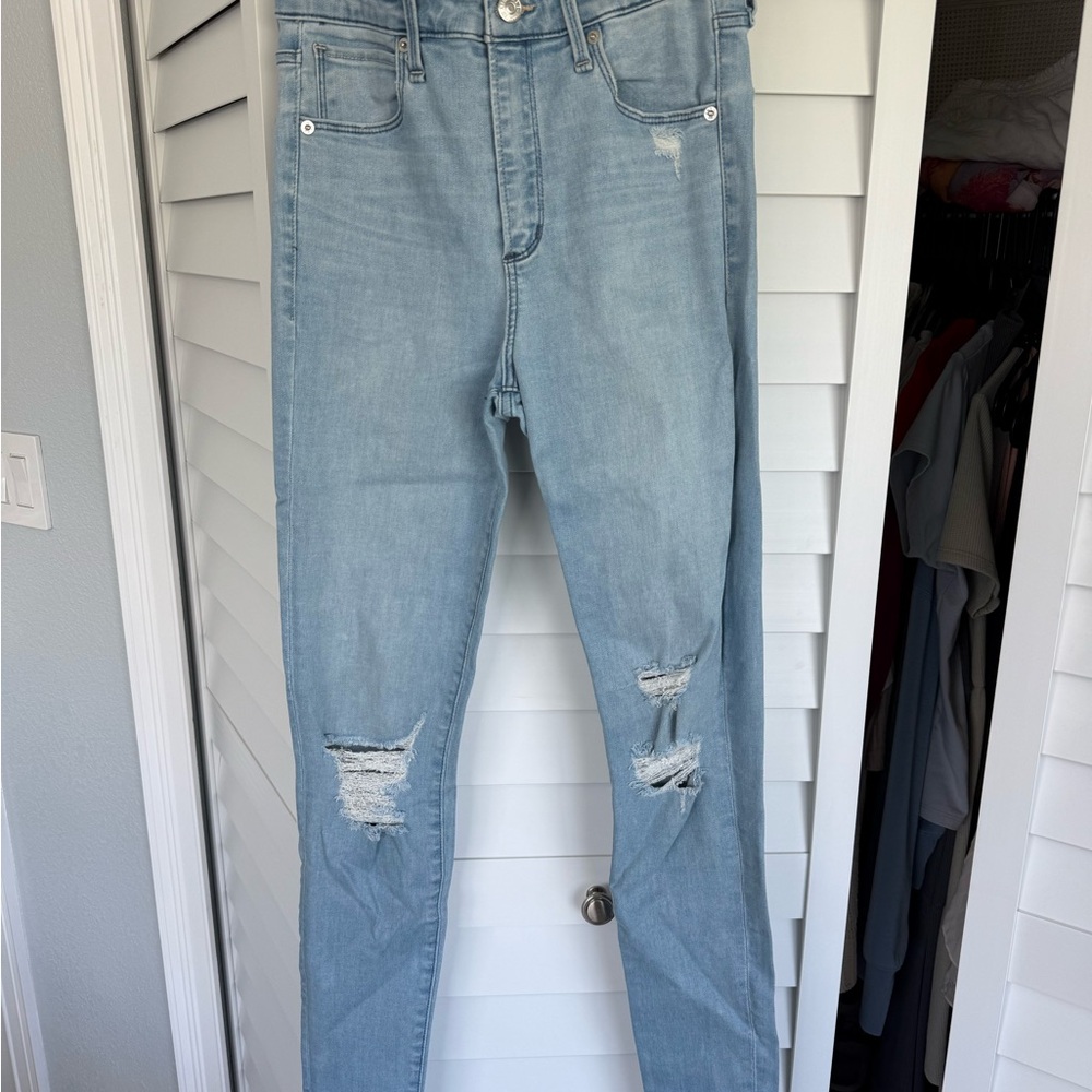 Abercrombie & Fitch Light Blue Skinny Jeans